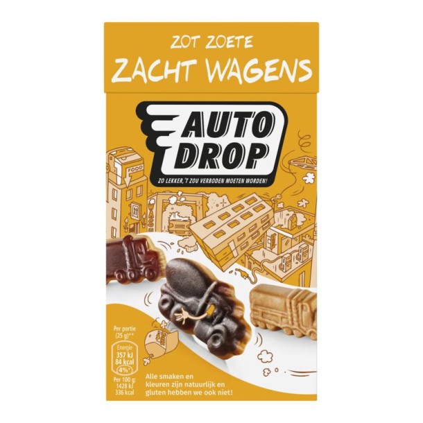 Autodrop Zot zoete zacht wagens (235 Gram)