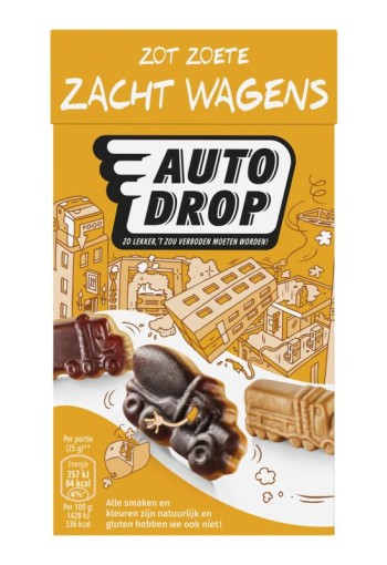 Autodrop Zot zoete zacht wagens (235 Gram)