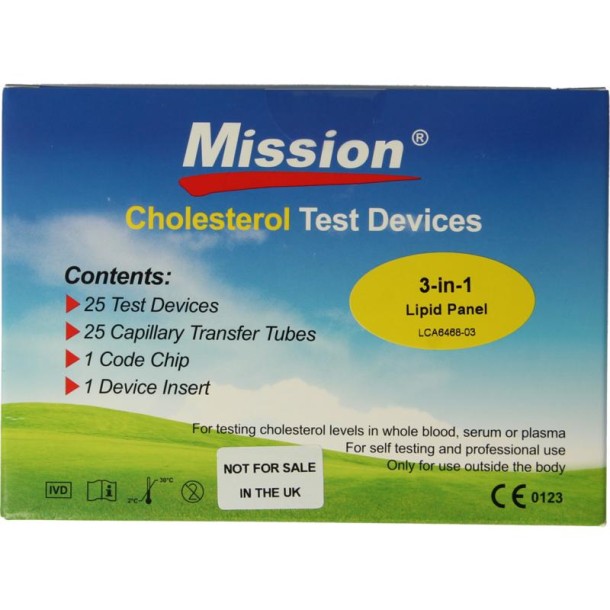 Mission Cholesterolmeter 3-in-1 (1 Set)