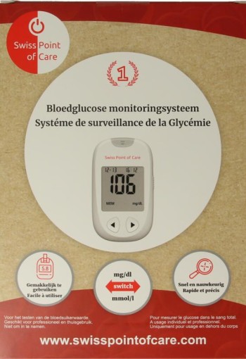 Swiss Point Extra glucosemeter starterspack (1 Stuks)
