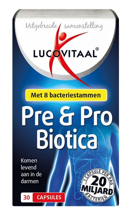 Lucovitaal Pre & probiotica (30 capsules)