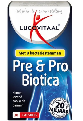 Lucovitaal Pre & probiotica (30 capsules)