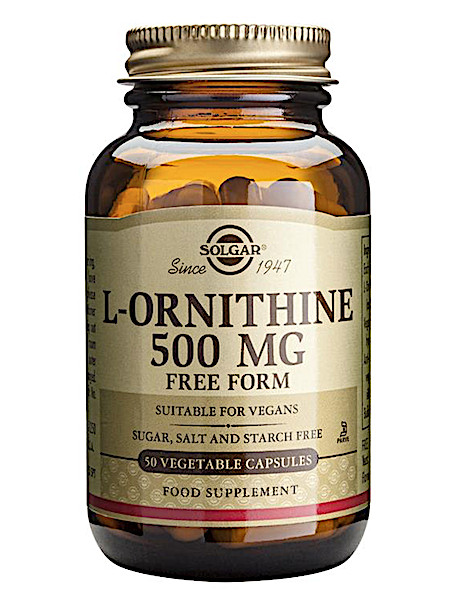 Solgar L-Ornithine 500mg (50 capsules)