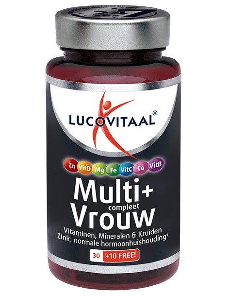 Lucovitaal Multi+ compleet vrouw (40 tabletten)
