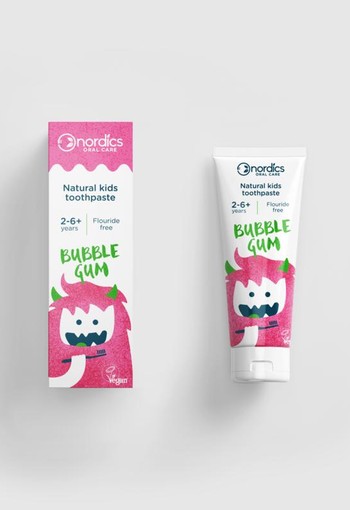 Nordics Tandpasta kind bubble gum vegan (50 Milliliter)