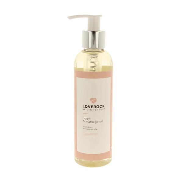 Loverock Love to relax body & massage olie kids & family (200 Milliliter)