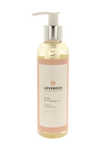 Loverock Love to relax body & massage olie kids & family (200 Milliliter)