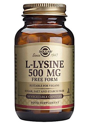 Solgar L-Lysine 500mg (50 capsules)