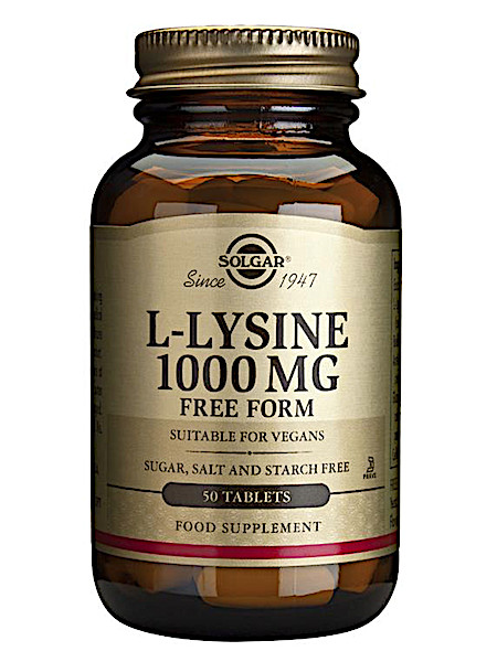 Solgar L-Lysine 1000mg (50 tabletten)