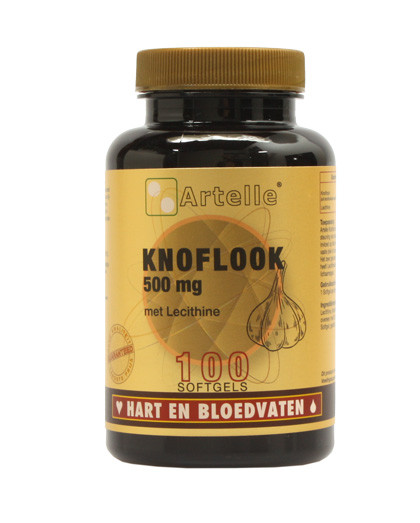 Artelle Knoflook 500mg + 250mg lecithine (100 Capsules)