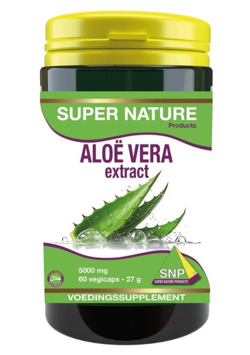 SNP Aloe vera 5000mg puur (60 Vegetarische capsules)