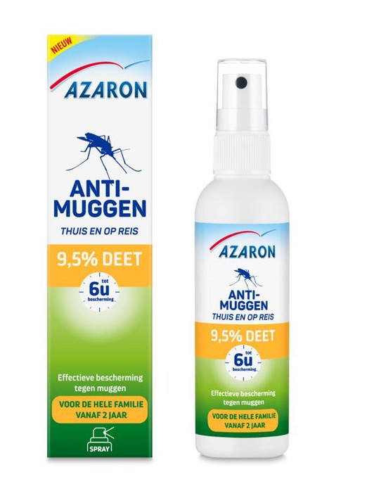 Azaron Anti muggen 9.5% deet spray 100 ml