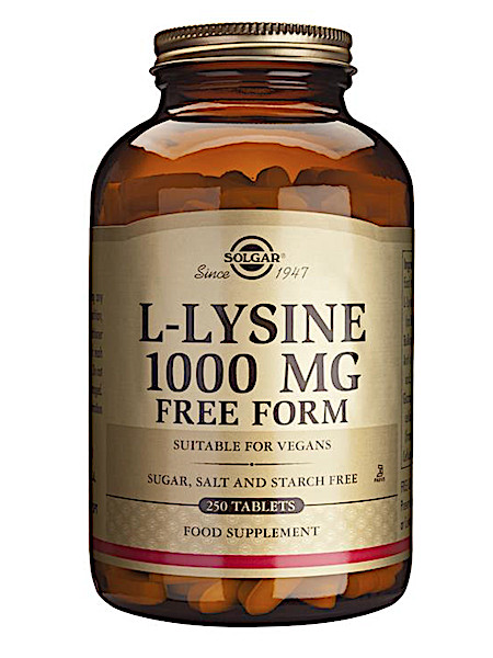 Solgar L-Lysine 1000mg (250 tabletten)