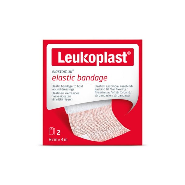 Elastomull Elastische bandage 4m x 8cm (2 Rol)