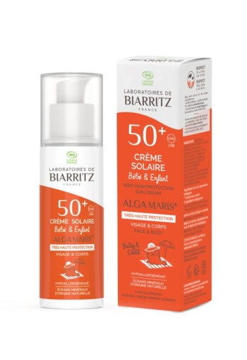Laboratoires de Biarritz Suncare baby/child sunscreen SPF50+ (100 Milliliter)