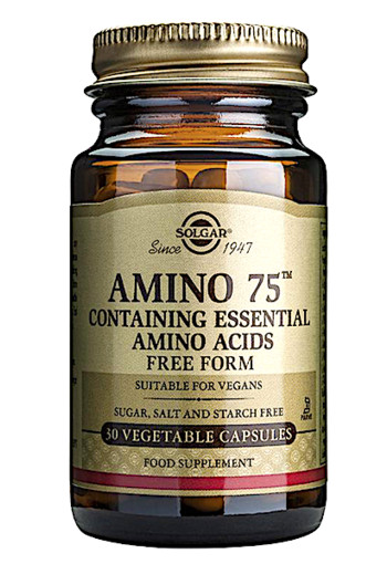 Solgar Amino 75™ (Vrije vorm) Amino 75 (30 capsules)