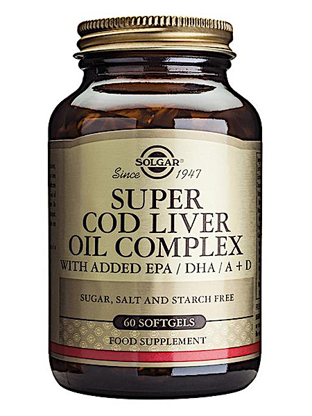 Solgar Super Cod Liver Oil Complex (Levertraan met extra omega-3) (60 softgels)