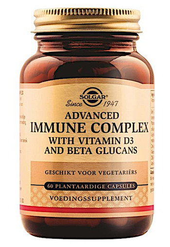 Solgar Advanced Immune Complex (Met vitamine D-3 en bèta glucanen) (60 capsules)