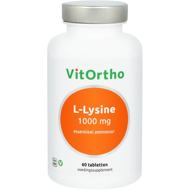 Vitortho L-Lysine 1000mg (60 Tabletten)