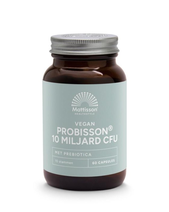 Mattisson Probisson 10 miljard CFU met prebiotica (60 Vegetarische capsules)