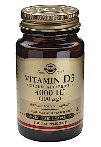 Solgar Vitamin D-3 4000IU/100µg (60 capsules)