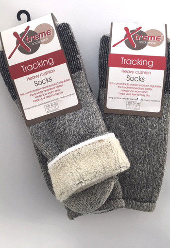 Xtreme Sockswear Sokken merinowol grijs 31/34 (1 Paar)