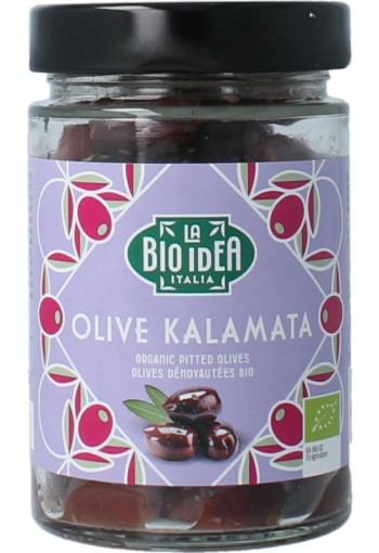Bioidea Olijven zwart kalamata ontpit bio (180 Gram)