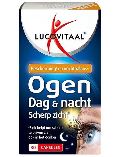 Lucovitaal Ogen dag en nacht scherp zicht (30 Capsules)