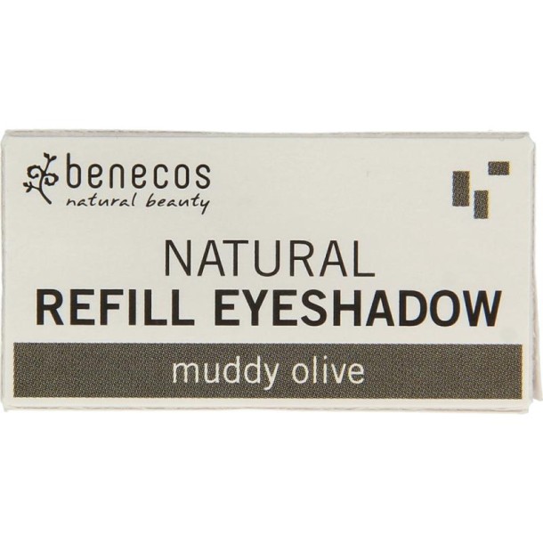 Benecos Refill oogschaduw muddy olive (1,5 Gram)