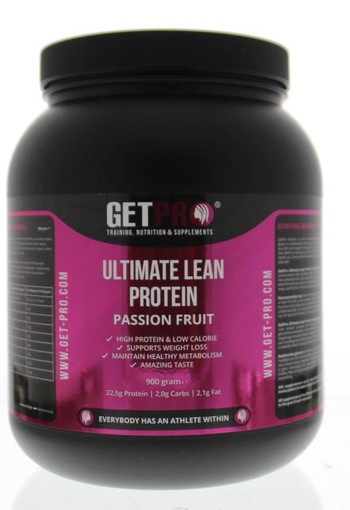 Getpro Ultimate lean protein passion fruit (900 Gram)