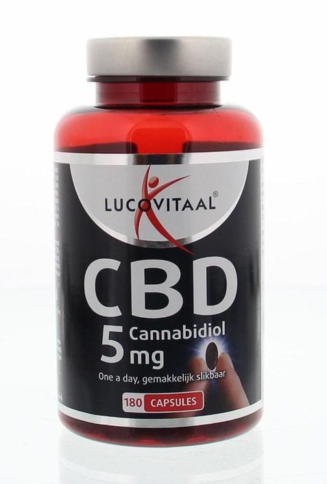Lucovitaal Cannabidiol CBD 5mg (180 Capsules)