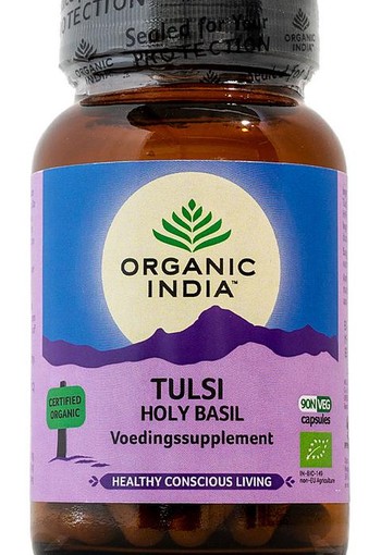 Organic India Tulsi - holy basil bio (90 Vegetarische capsules)
