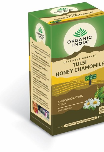 Organic India Tulsi honey chamomile thee bio (25 Zakjes)