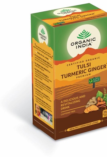 Organic India Tulsi turmeric ginger thee bio (25 Zakjes)