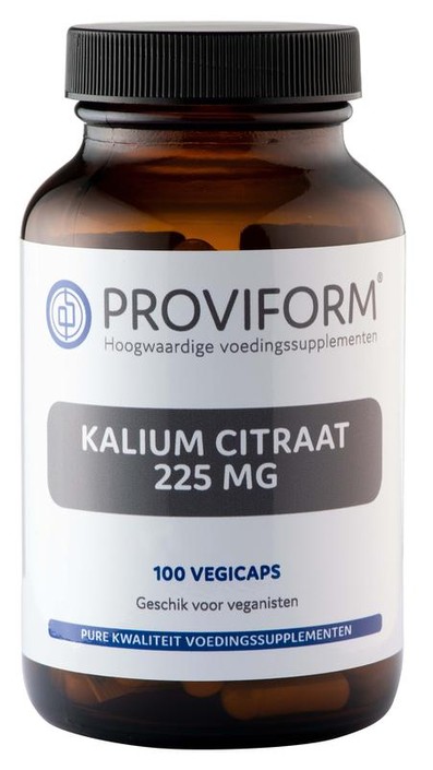 Proviform Kalium citraat 225 mg (100 Vegetarische capsules)
