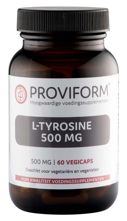 Proviform L-Tyrosine 500mg (60 Vegetarische capsules)