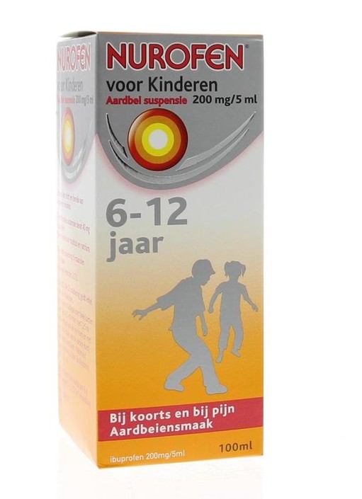 Nurofen 4% Kind aardbei suspensie (100 Milliliter)