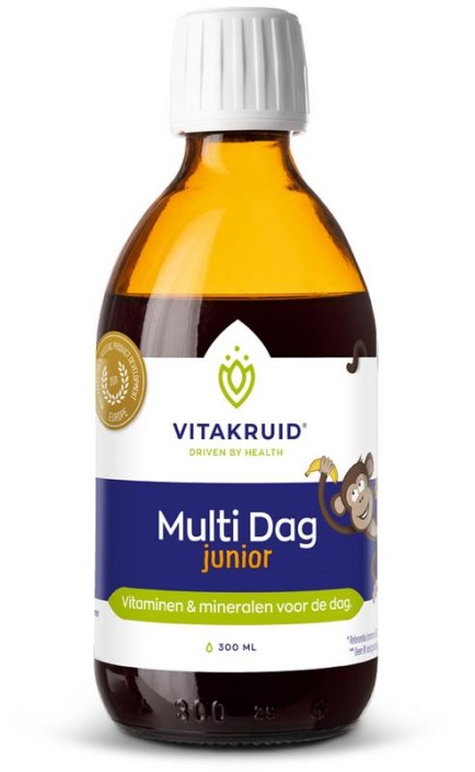 Vitakruid Multi Dag Junior 100% Vegan (300 Milliliter)