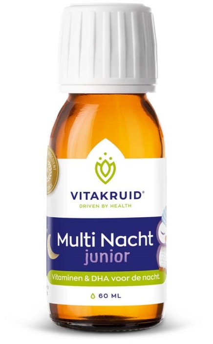 Vitakruid Multi Nacht Junior 100% Vegan (60 Milliliter)