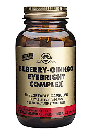 Solgar Bilberry/Ginkgo/Eyebright complex (60 capsules)