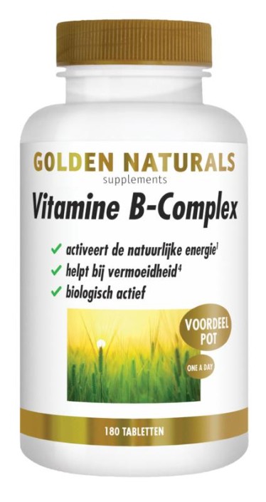 Golden Naturals Vitamine B-complex (180 Tabletten)