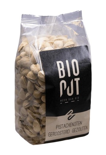 Bionut Pistachenoten geroosterd en gezouten bio (500 Gram)