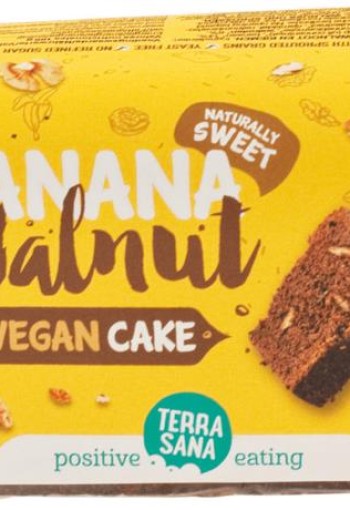Terrasana Vegan cake banaan & walnoot bio (350 Gram)