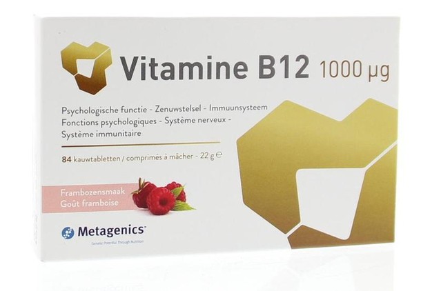 Metagenics Vitamine B12 1000mcg (84 Kauwtabletten)