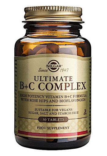 Solgar Vitamins Ultimate B+C Complex (30 tabletten)