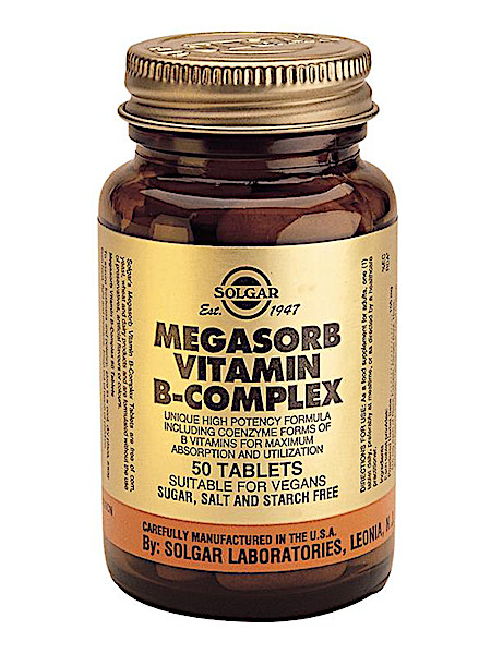 Solgar Vitamins Megasorb Vitamin B-Complex (50 tabletten)