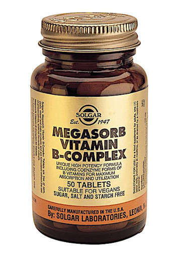Solgar Vitamins Megasorb Vitamin B-Complex (50 tabletten)