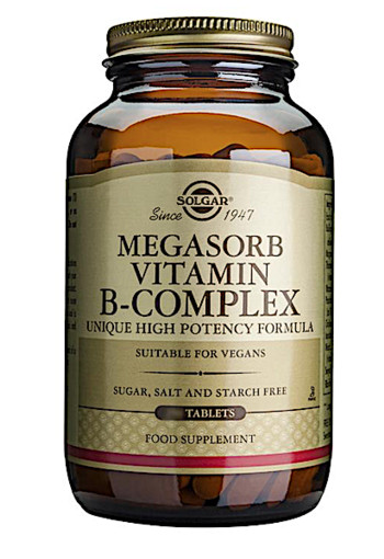 Solgar Vitamins Megasorb Vitamin B-Complex (100 tabletten)
