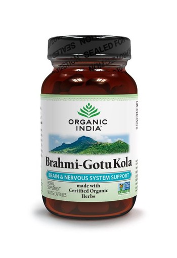 Organic India Brahmi - gotu kola bio (90 Capsules)
