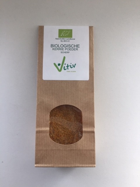 Vitiv Kerrie poeder scherp bio (50 Gram)